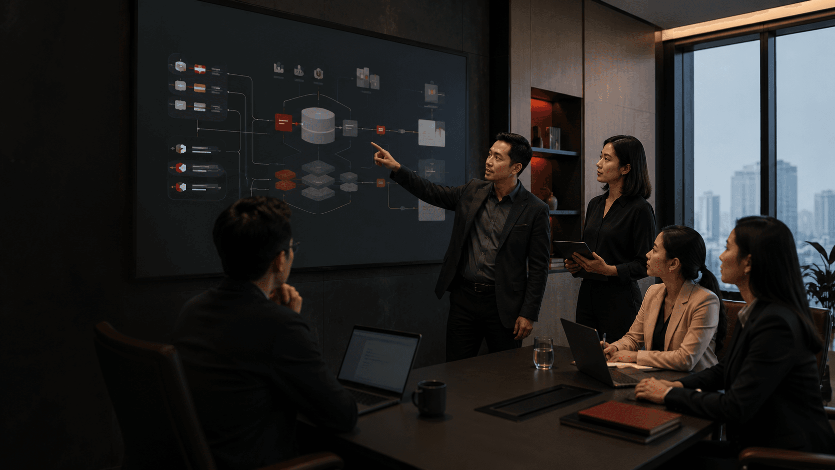 Layered enterprise data architecture from sources to consumption